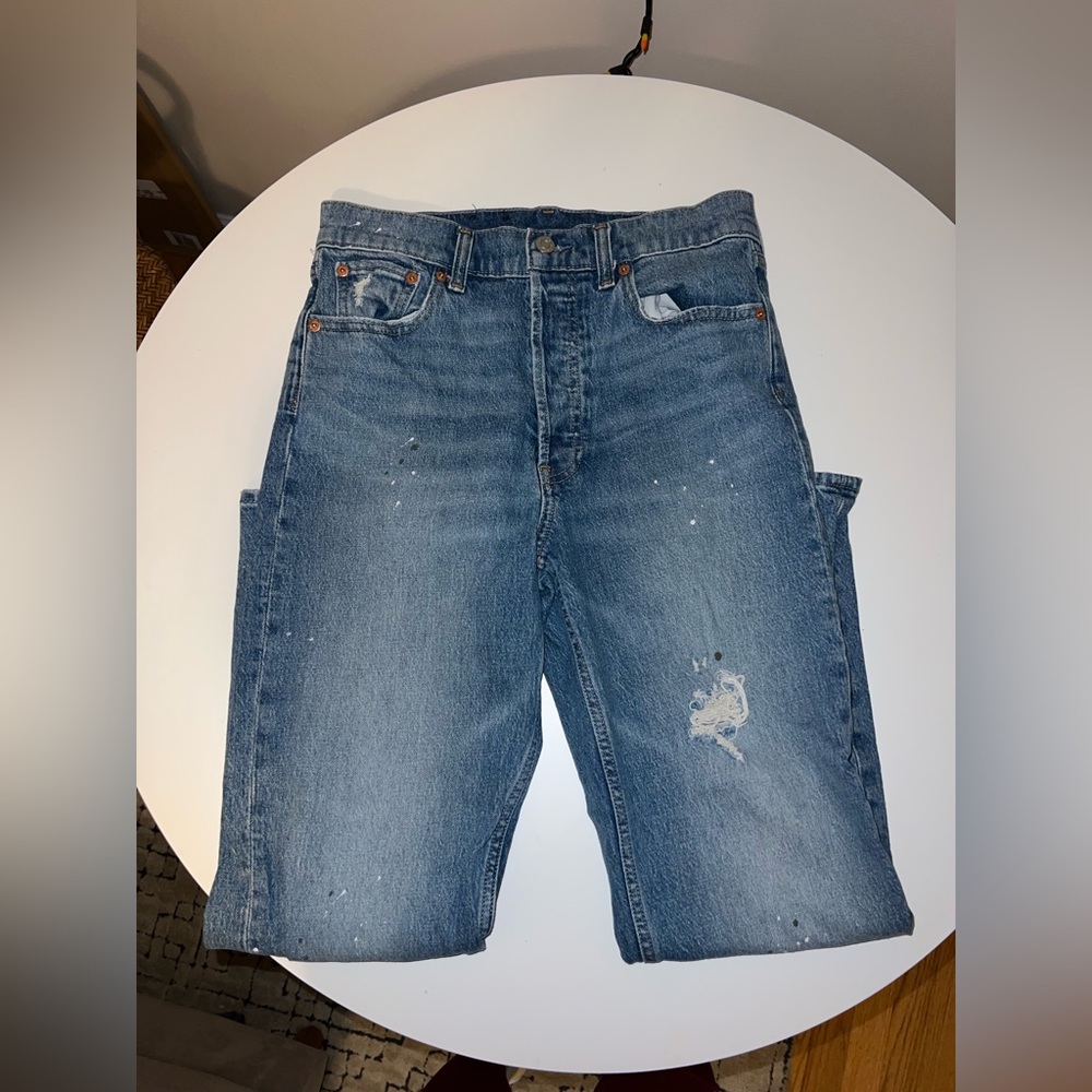 Lightly Worn Gap Cheeky High Rise Straight Leg Jean